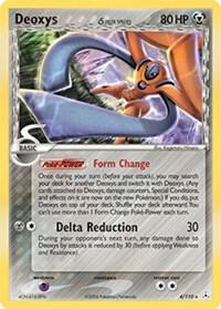 Deoxys 4/110 (Delta Species - Defense Forme) - Reverse Holo - Very Lightly Played