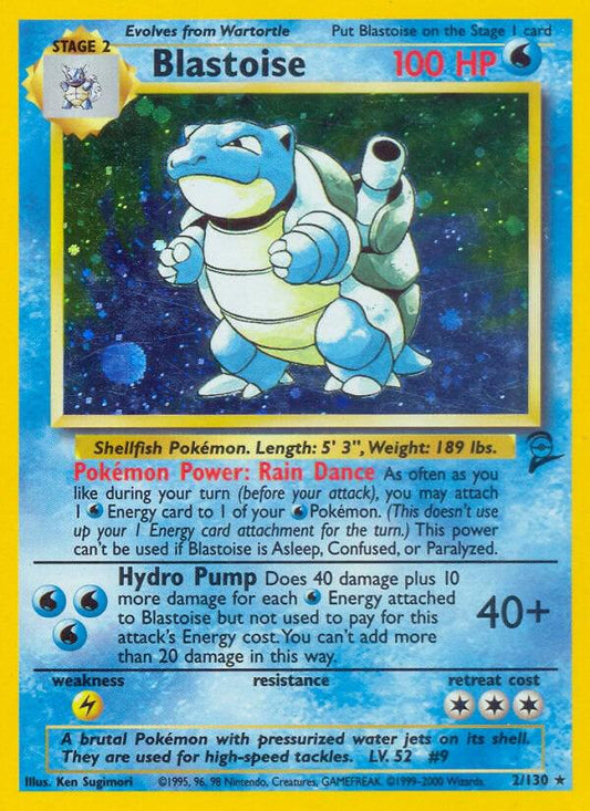 Blastoise 2/103 - Holo Rare - Damaged