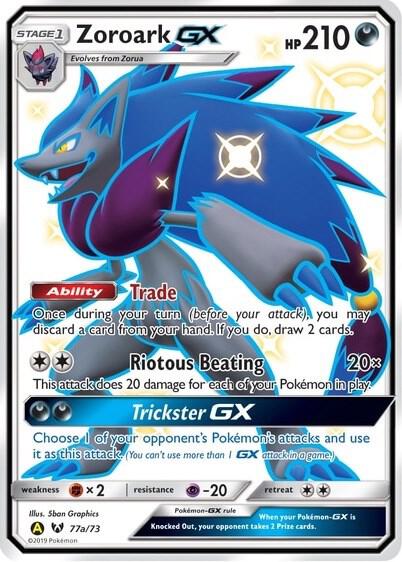 Zoroark GX - 77a/73 - Alternate Art - Near Mint