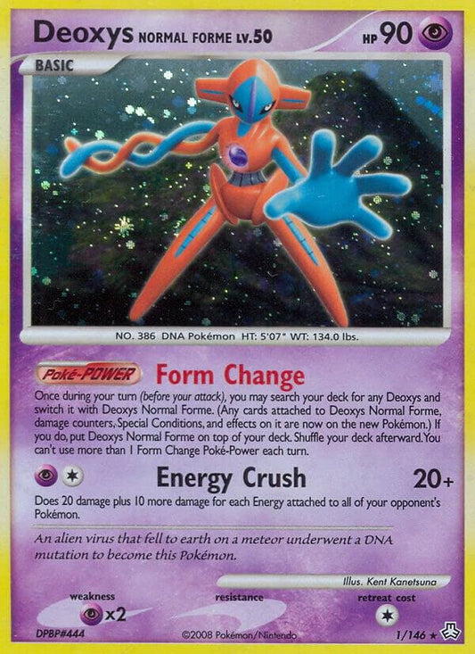 Deoxys Normal Forme 1/146 - Reverse Holo - Near Mint