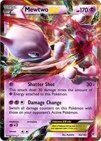 Mewtwo EX 62/162 - Holo Rare - Lightly Played
