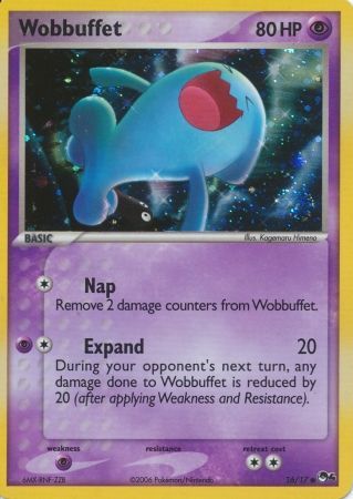 Wobbuffet 16/17 - Holo Rare - Damaged