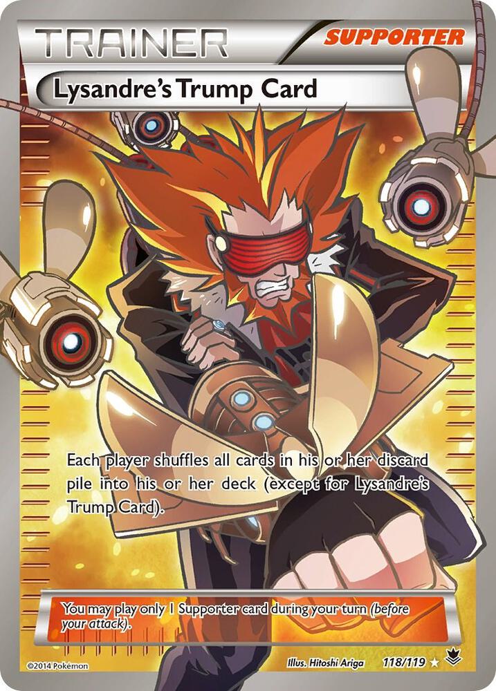 Lysandre's Trump Card (Full Art) 118/119 - Holo Rare - (LP)