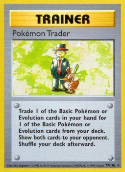 Pokemon Trader - 077/102 - Rare - Unlimited Edition - (MP)