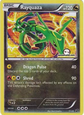 Rayquaza 11/20 - Holo Rare - Very Lightly Played