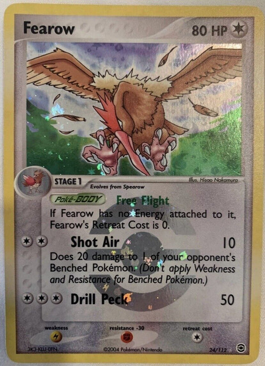 Fearow 24/112 - Reverse Holo - Moderately Played