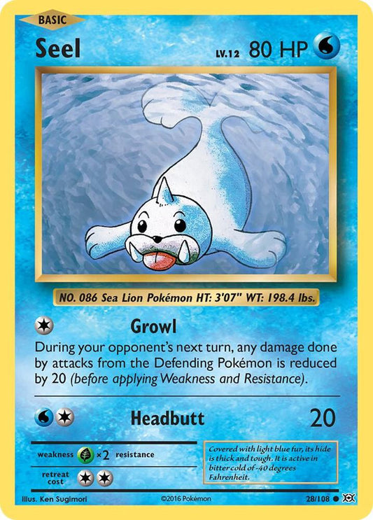 Seel 28/108 - Reverse Holo - Moderately Played