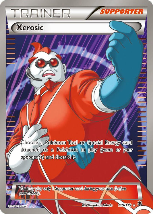 Xerosic (Full Art) 119/119 - Holo Rare - Very Light Played