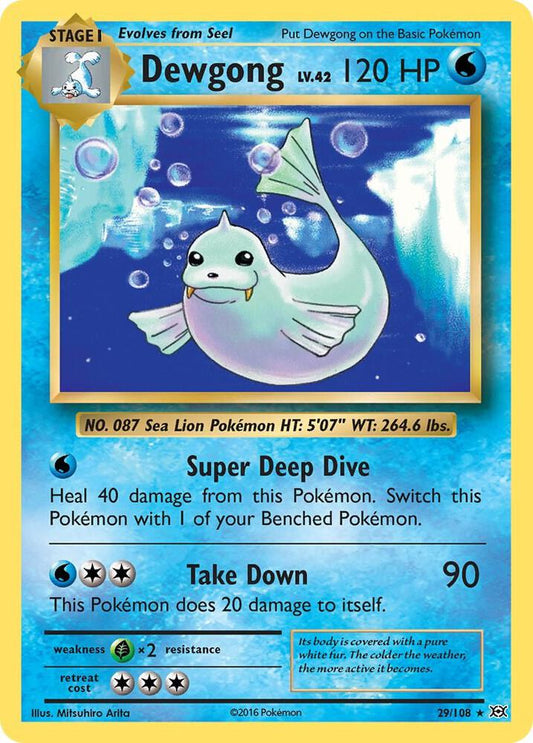 Dewgong 29/108 - Normal - Damaged