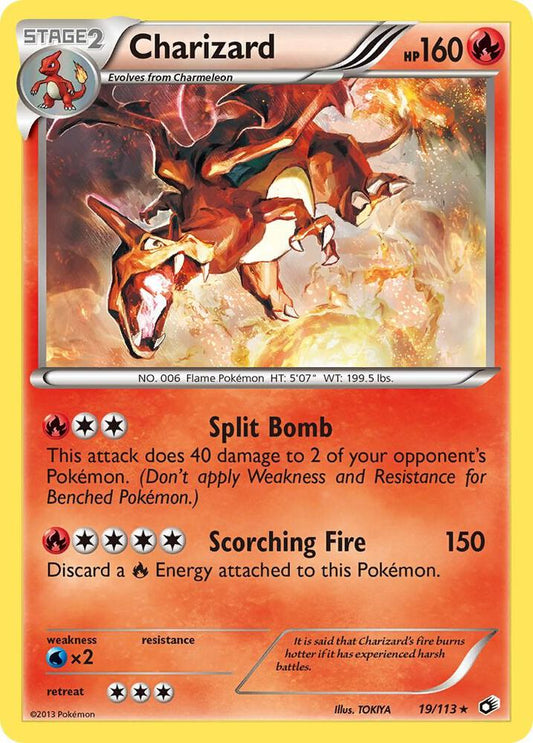 Charizard 19/113 - Holo Rare - Cosmo Holo