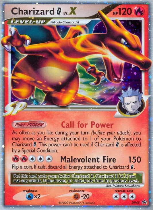 Charizard G LV.X - DP45 - Holo Rare - Very Lightly Played