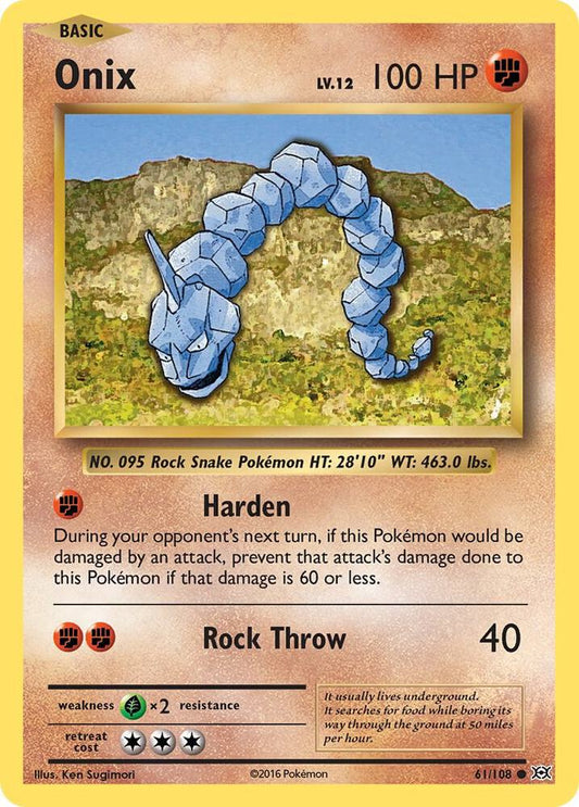 Onix 61/108 - Normal - Moderately Played