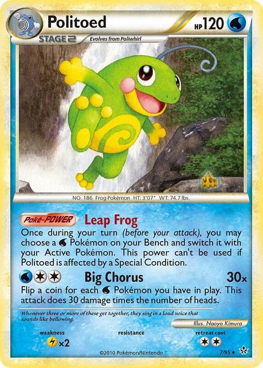 Politoed 7/95 - Holo Rare - Holo