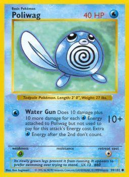 Poliwag - 059/102 - Common - Shadowless - (LP)