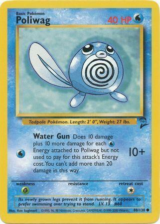 Poliwag - 088/130 - Common - Unlimited Edition - (VLP)