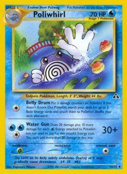 Poliwhirl - 44/75 - Uncommon - Unlimited Edition - (MP)