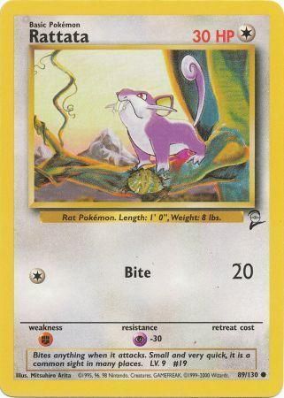 Rattata - 089/130 - Common - Unlimited Edition - (MP)