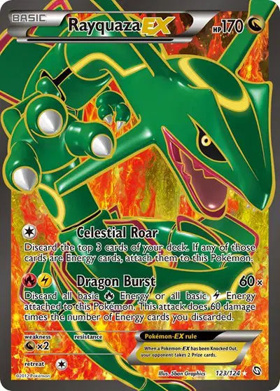 Rayquaza EX (Full Art) - 123/124 - Ultra Rare