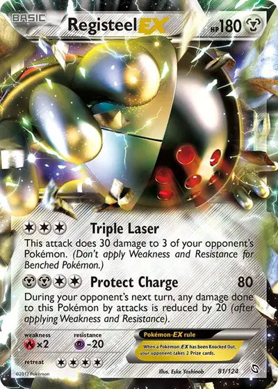 Registeel EX - 81/124 - Ultra Rare