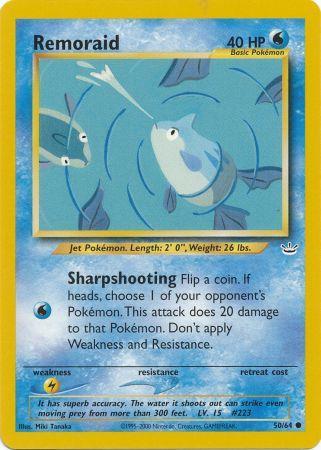 Remoraid - 50/64 - Common - Unlimited Edition - (NM)