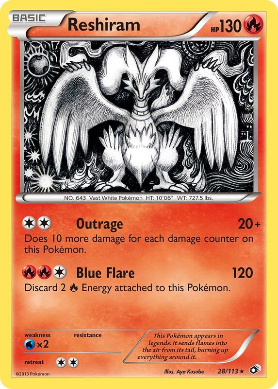 Reshiram 28/113 - Holo Rare - Holo