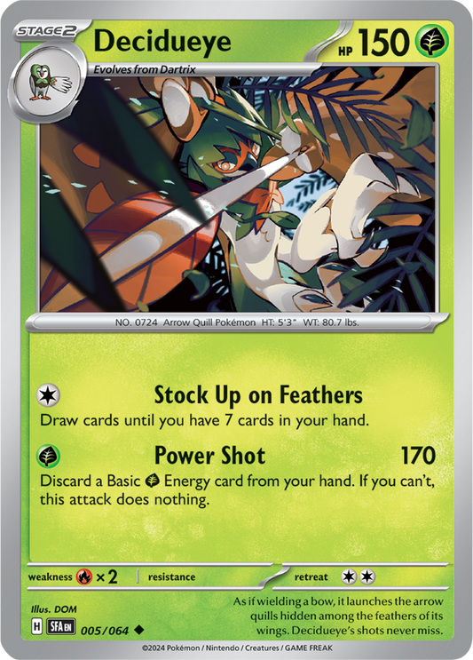 Decidueye - 005/064 - Uncommon