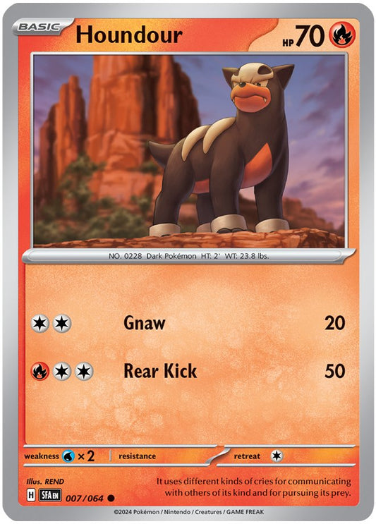 Houndour - 007/064 - Common - Reverse Holo