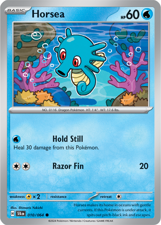Horsea - 010/064 - Common - Reverse Holo