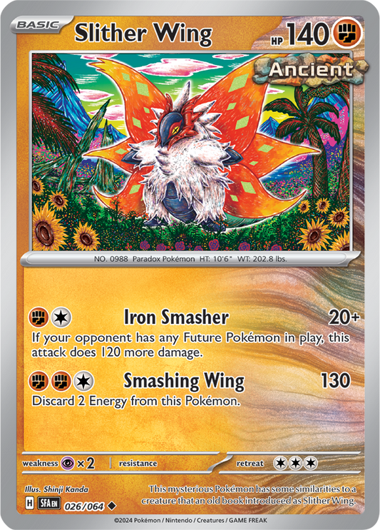 Slither Wing - 026/064 - Uncommon - Reverse Holo