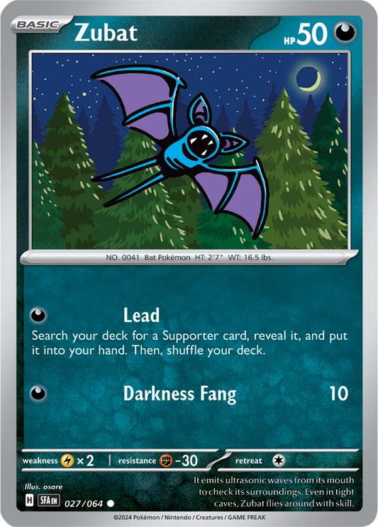 Zubat - 027/064 - Common - Reverse Holo