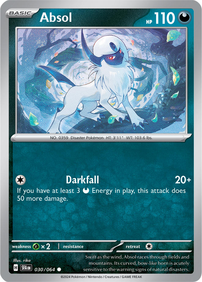 Absol - 030/064 - Common - Reverse Holo