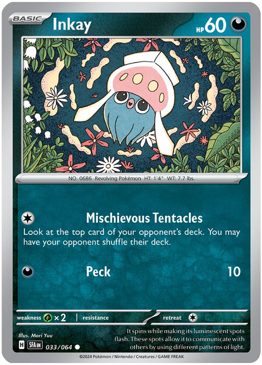 Inkay - 033/064 - Common - Reverse Holo