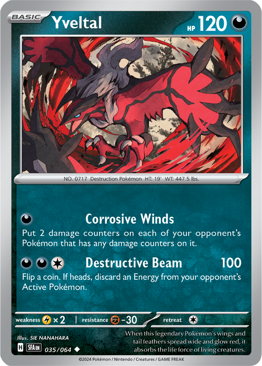 Yveltal - 035/064 - Uncommon - Reverse Holo