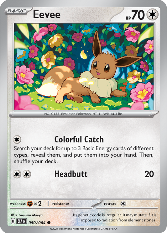 Eevee - 050/064 - Common - Reverse Holo