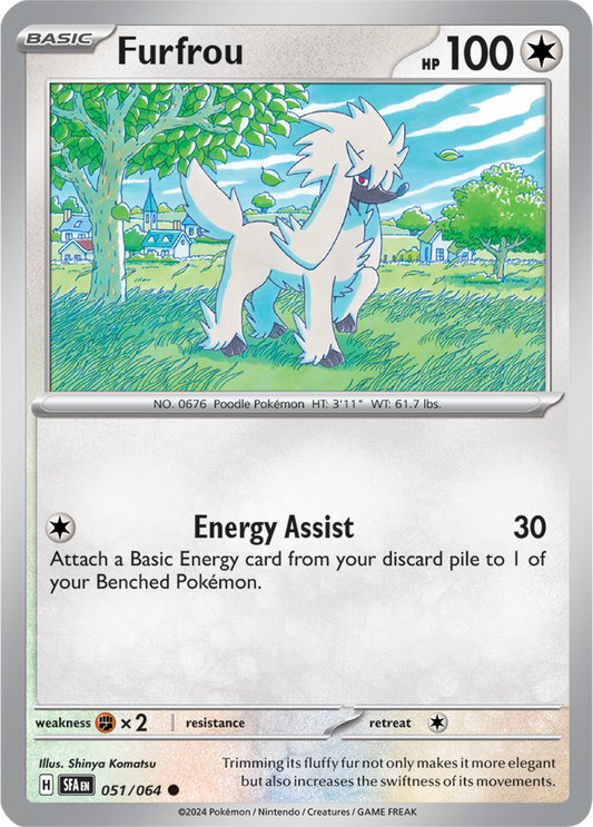 Furfrou - 051/064 - Common - Reverse Holo