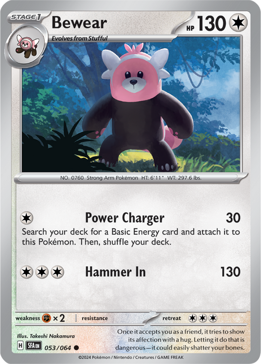 Bewear - 053/064 - Common - Reverse Holo