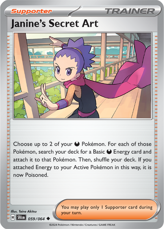 Janine's Secret Technique - 059/064 - Uncommon - Reverse Holo
