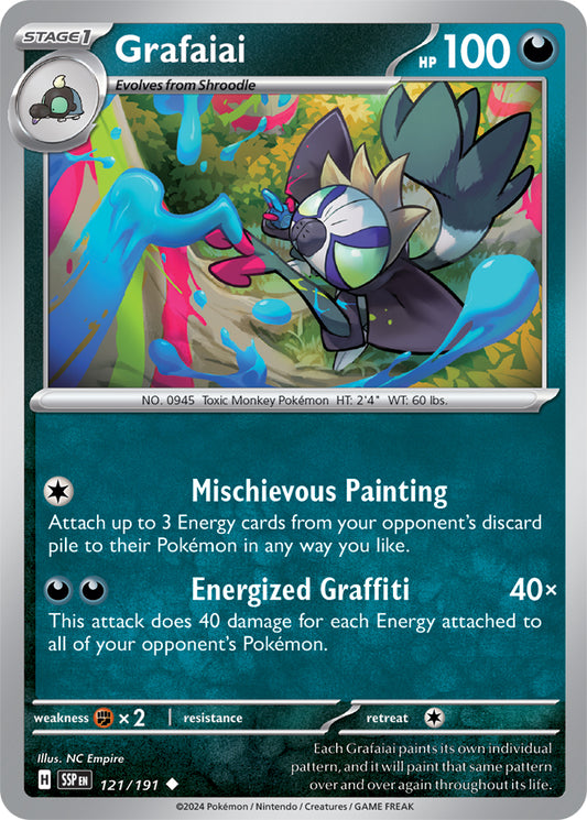 Grafaiai - 121/191 - Uncommon - Reverse Holo