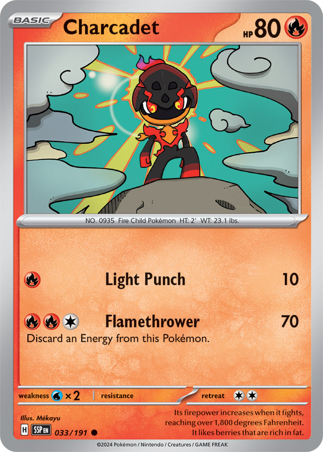 Charcadet - 033/191 - Common - Reverse Holo