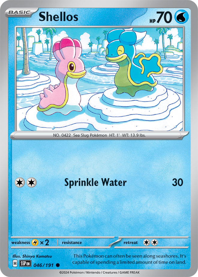 Shellos - 046/191 - Common - Reverse Holo