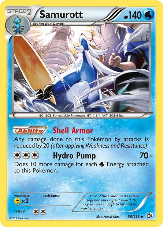Samurott 39/113 - Holo Rare - Holo