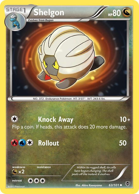 Shelgon 63/101 - Uncommon - Reverse Holo