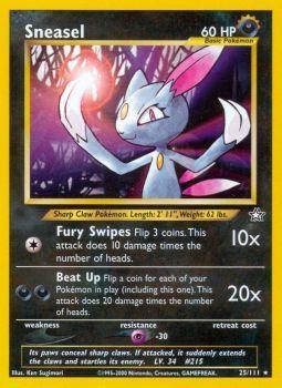 Sneasel - 025/111 - Rare - Unlimited Edition - (NM)