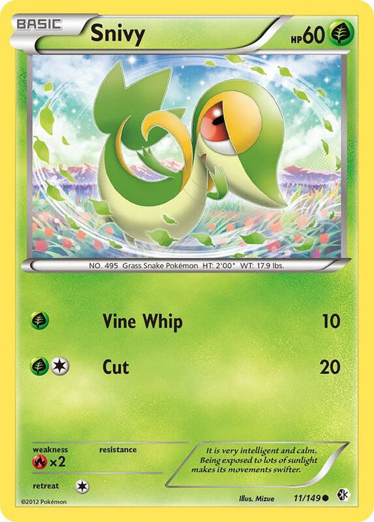 Snivy 11/149 - Common - Reverse Holo