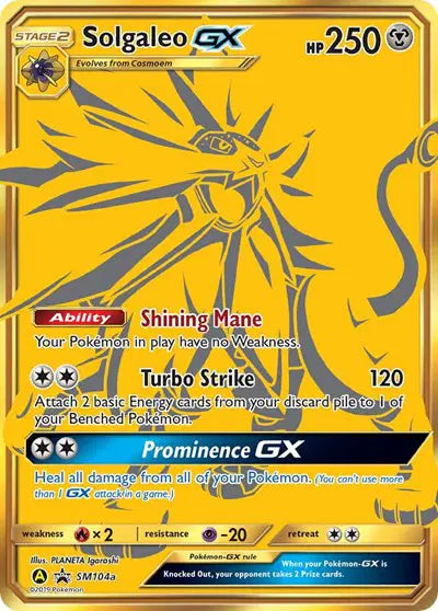 Solgaleo GX - SM104a - SM Promo
