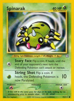 Spinarak - 075/111 - Common - Unlimited Edition - (NM)