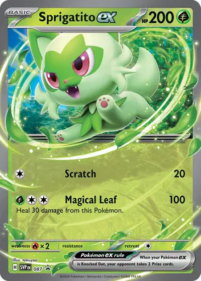 Sprigatito ex - SVP087 - Promo