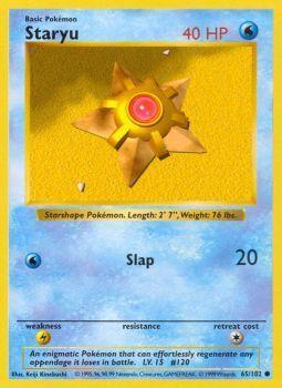 Staryu - 065/102 - Common - Shadowless - (NM)