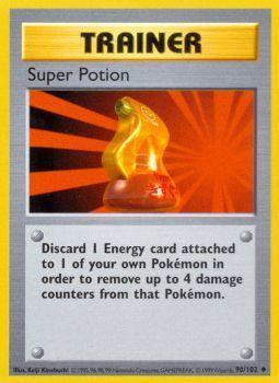 Super Potion - 090/102 - Uncommon - Shadowless - (MP)