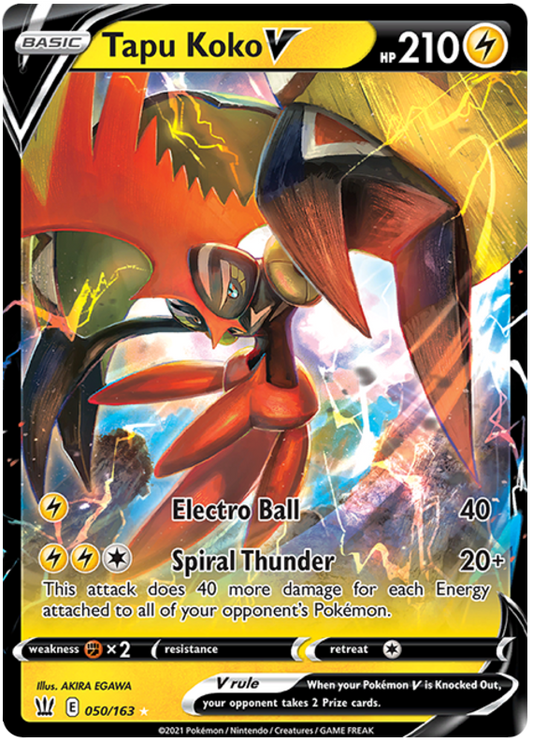 Tapu Koko V - 050/163 - Ultra Rare
